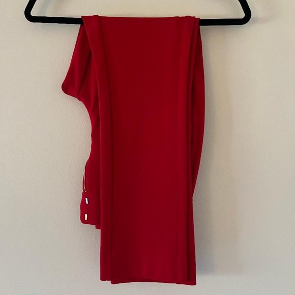 INC Red Stretch Pants Size 6 - Picture 5 of 8